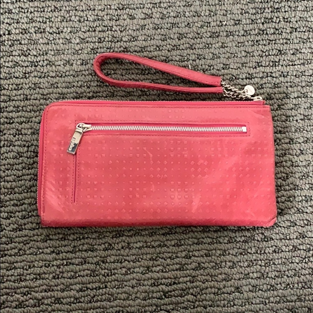 Leather clutch